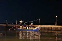 Caorlina con ghirlanda di luci
